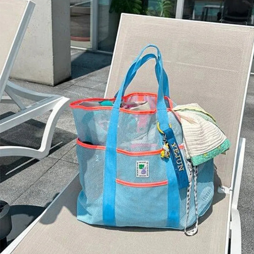 Bolsa De Playa De Gran Capacidad. Tela Impermeable