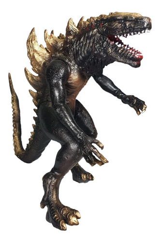 Figura Godzilla 1998 Shodaijira Lagarto Gigante Negro 48cm