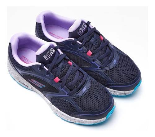 Tenis Skechers Go Run Consistent Azul Lila Running Gym