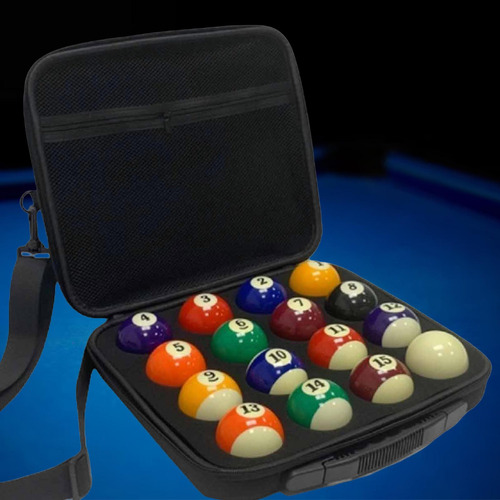 Estuche Para Bolas De Billar, Estuche Para Bolas Con Correa