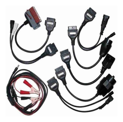 Set Cables Adaptadores Obd2 Para Autocom Cdp Delphi Autos