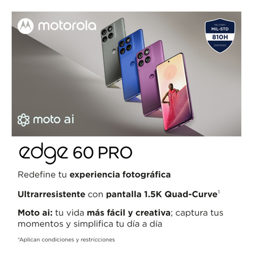 Smartphone Edge 60 Pro 512gb 12gb Dual Sim Cobalto