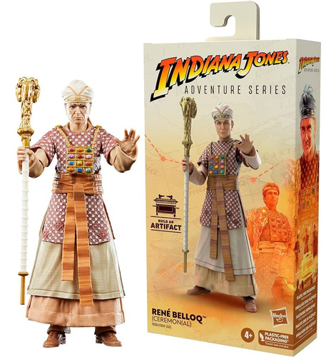Figura Indiana Jons Adventur Series Rene Belloq (f6047-r)