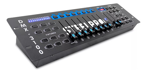 Controlador Dmx Steelpro Dmx-3100 Luces/dj 12escáneres-192ch