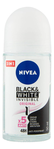 Black & White Invisible Deo Roll-on 50 Ml