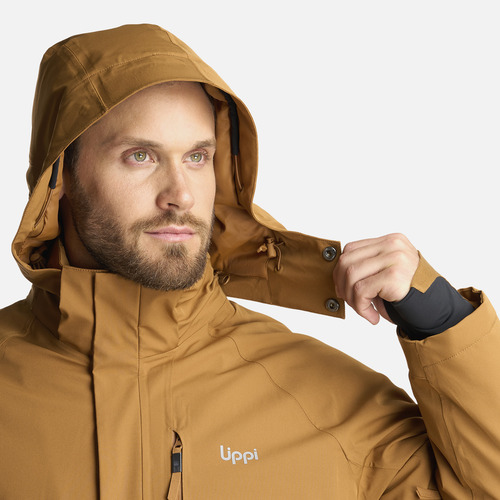 Chaqueta Hombre Andes B-dry Hoody Jacket Cafe Claro Lippi