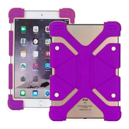 Funda Goma Silicon Tipo Araña Universal 10 Pulgadas