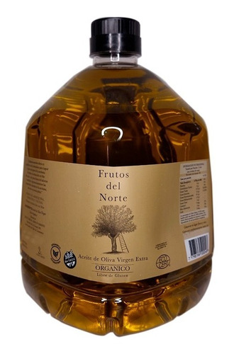 Aceite De Oliva Extra Virgen Orgánico 2 L Frutos Del Norte