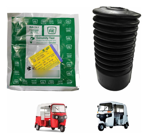 Cubrepolvo Eje Lado Diferencial Bajaj Original Re4s 205