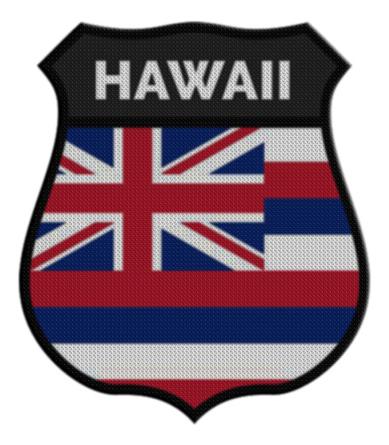 Parche Para Ropa Usa Hawaii