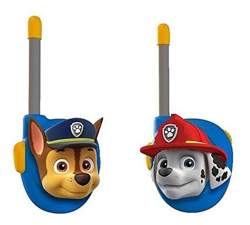 Paw Patrol Chase Y Marshall Character Walkie Talkies Por