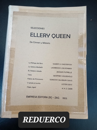 Selecciones Ellery Queen De Crimen Y Misterio 1953 Zig Zag