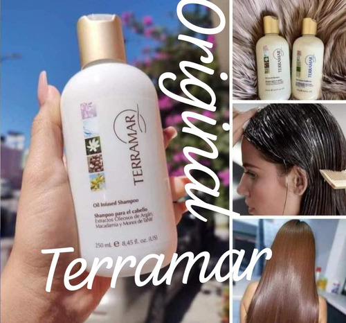 Acondicionador Crema+shampoo+óleo Argan Terramar