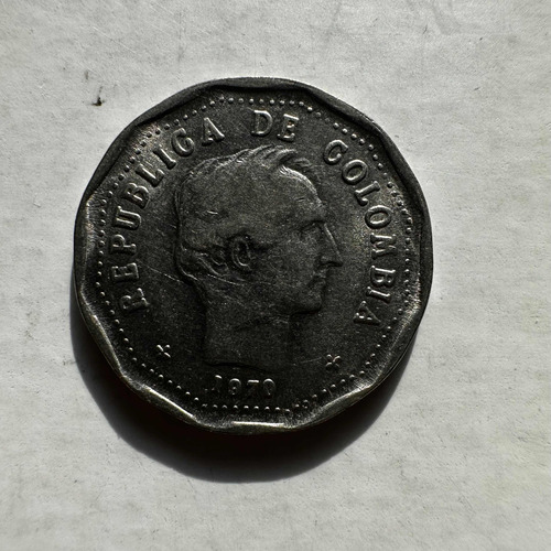 Moneda 50 Centavos Colombia 1970-1980