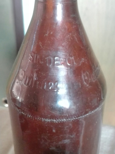 Antigua Botella Porroncito De Cerveza Quilmes 0.5 L Año 74 (Usado)