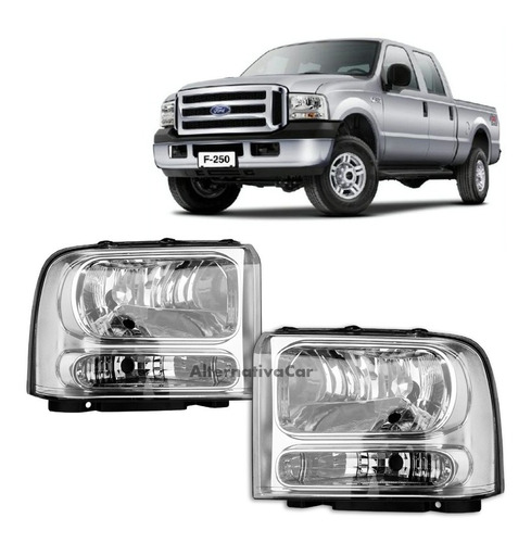 Par De Farol Ford F250 2006 A 2012 F350 E F4000 2009 A 2017