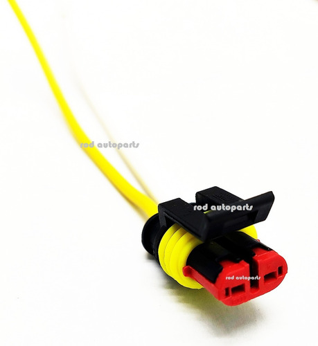 Conector Chicote 02 Vias Bico Injetor Sensor Temperatura Bob