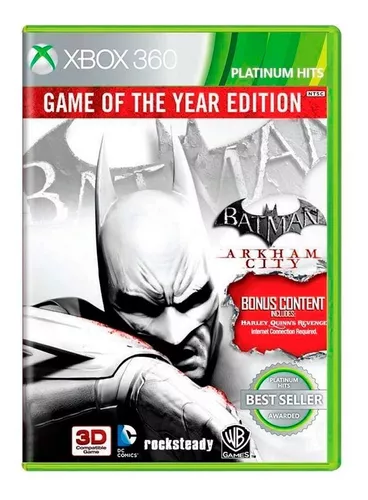 Batman Xbox 360 Game Bundle  Xbox 360 jogos, Xbox 360, Xbox