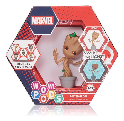 Wow Pods Marvel Figura Potted Groot Coleccionable Interactiv