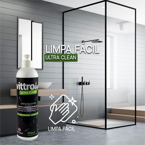Limpa Vidro Ultra Clean Remove Sujeiras 500ml Bellinzoni