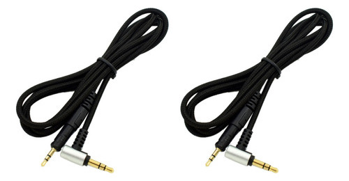 2 Juegos De Cables De Audio De Repuesto For Ath-m50 Set M40