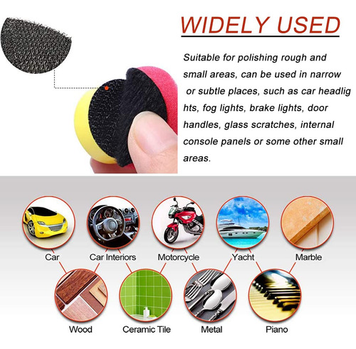 Polishing Pads Kit Si Fang For Car Details Mini Polisher