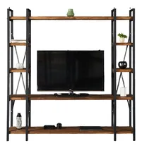 Comprar Rack Tv Estilo Industrial Hierro Y Madera
