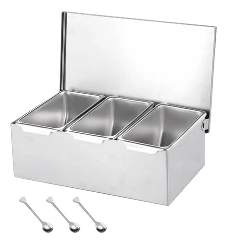 Compatible Tarro De Condimentos, Utensilios De Cocina, Tres
