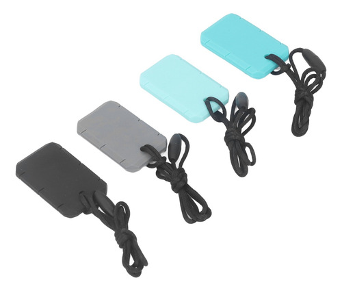 Pingente De Colar Sensory Chew, 4 Peças De Silicone De Quali