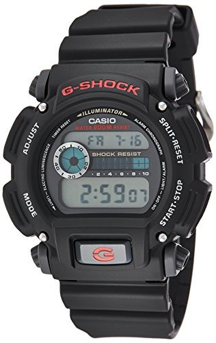 Reloj Casio Para Hombre G-shock Dw9052-1v Negro Con Correa