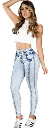 Jeans Levantacola Colombianos Skinny 7685
