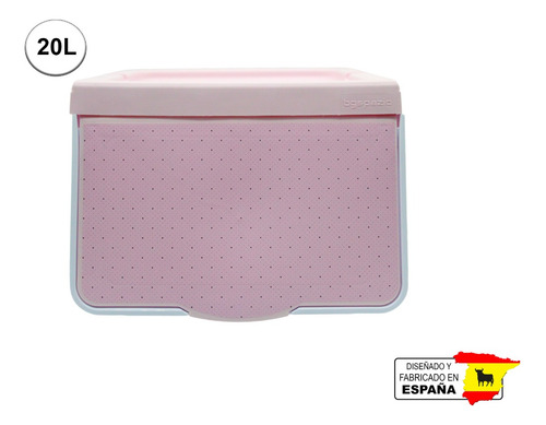 2 Caja Contenedor Apilable Multiusos Hecho En España 20l