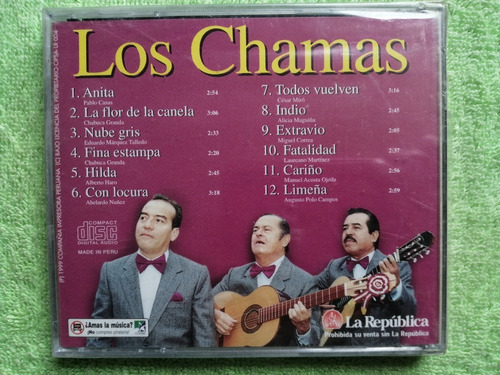 Eam Cd Trio Los Chamas 12 Grandes Exitos '99 Valses Criollos