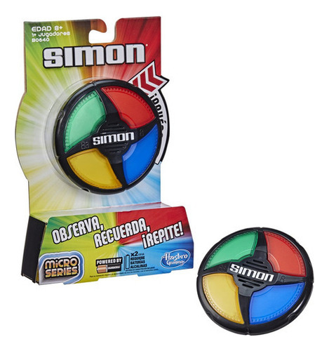 Jogo de tabuleiro Simon Micro series Hasbro B0640