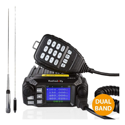 Db25 Pro Dual Band Quad Standby Mini Radio Movil Vehiculo 4