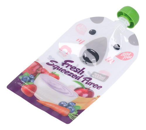 Bolsa De Comida Para Bebés Recargable, 10 Piezas, Reutilizab