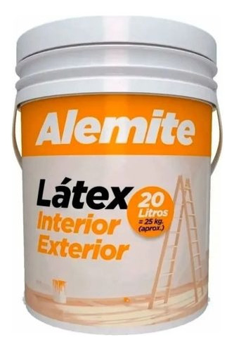 Alemite Látex Interior / Exterior Blanco X 20 Lts 