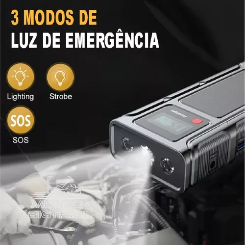 Powerbank automotivo - Auxiliador de partidas