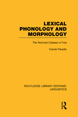 Libro Lexical Phonology And Morphology - Paradis, Carole