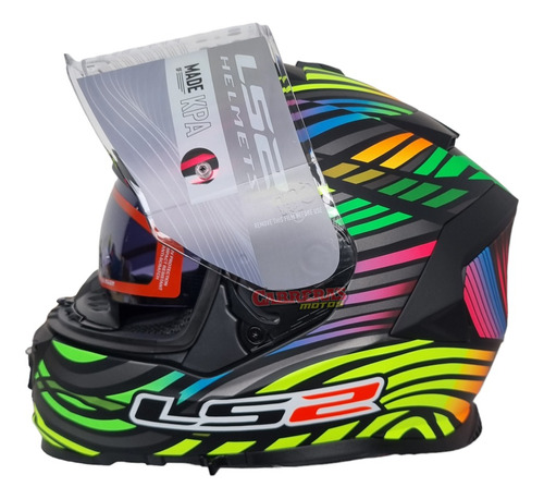 Casco Ls2 Integral Ff800 Storm Power Matt Multicolor