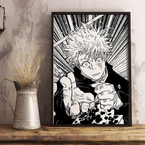 Cuadros De Madera Grabado De Jujutsu Kaisen