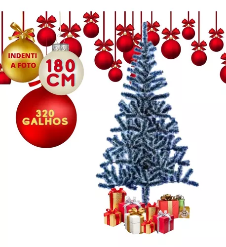 Árvore de Natal Nevada 1,80M - 740 Galhos - Pé de Ferro