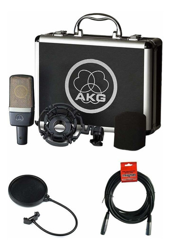 Akg C214 Microfono Condensador Diafragma Grande Filtro