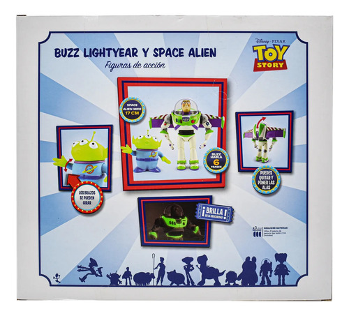 Disney Toy Story Set Buzz Lightyear Y Alien Sonido Toymark