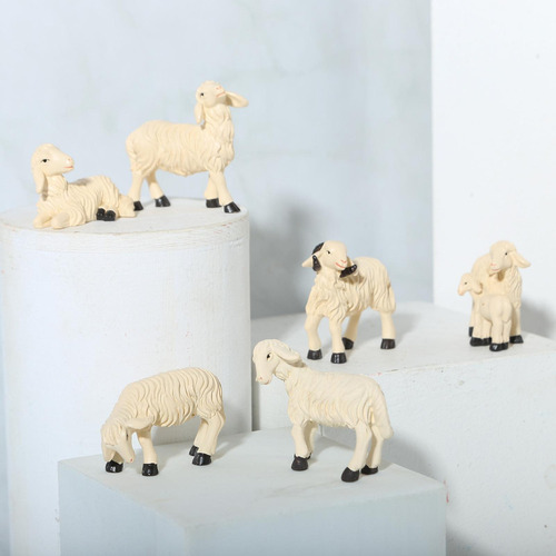 Li Juego De 6 Figuras De Animales De Granja For Casa De