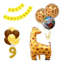 Comprar Pack De Globos De Animales De La Selva - Jirafa De 16 Un. Animales De La Selva - Jirafa No. 9