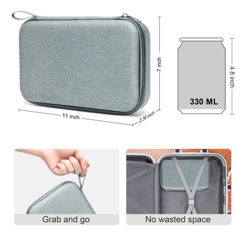 Estuche Organizador De Lentes Bukere Modelo Viaje Ajustable Color