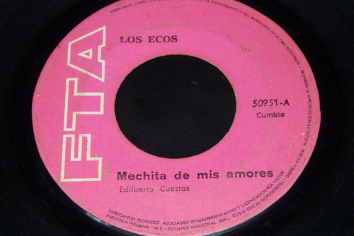 Jch- Los Ecos Mechita De Mis Amores 45 Rpm Cumbia