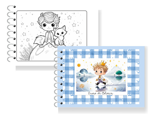 Livro De Colorir Digital Pequeno Príncipe Em Pdf P/imprimir