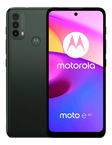 Moto E40 Dual SIM 64 GB gris acero 4 GB RAM